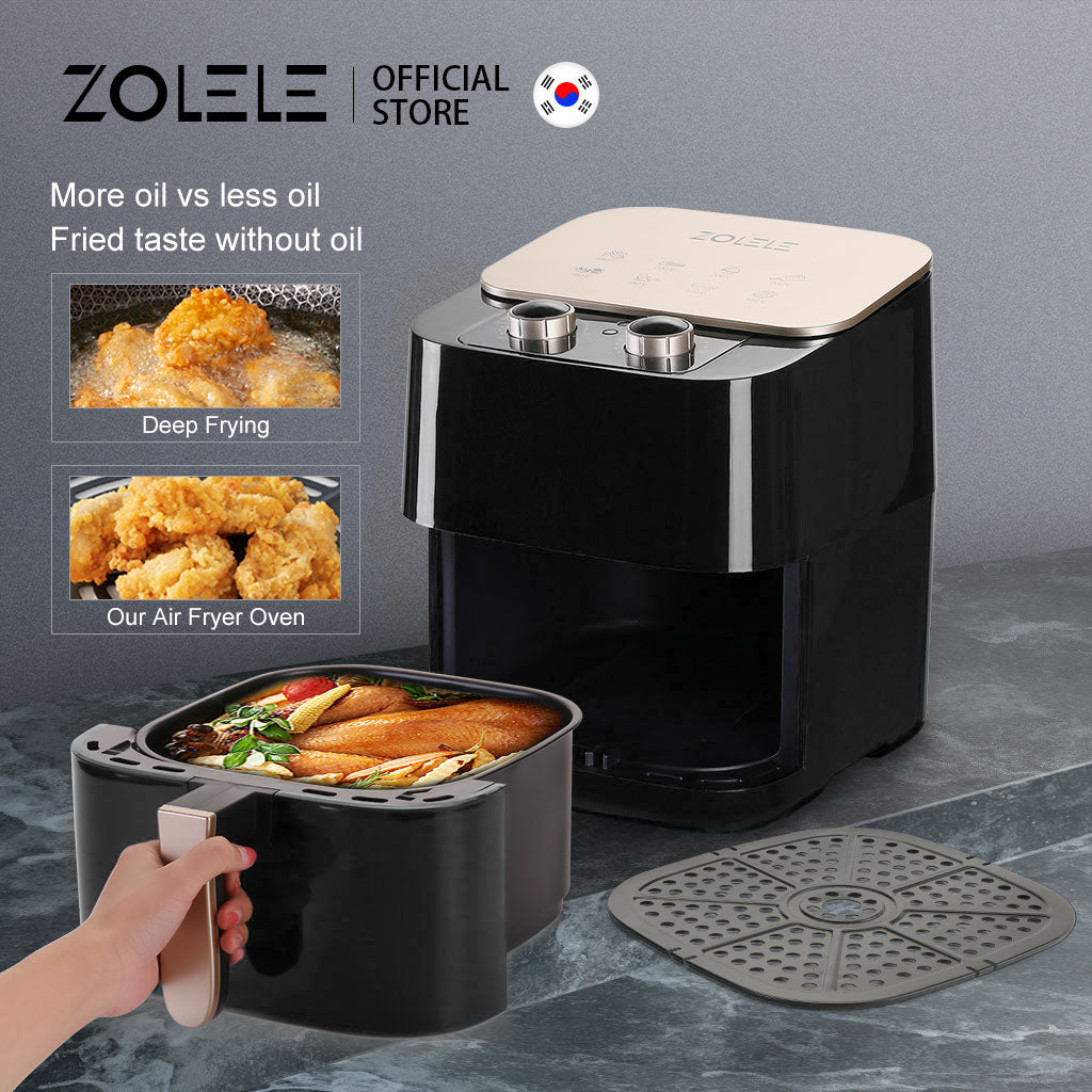 Zolele ZA005 Electric Air Fryer 6L - Black – Orro Home