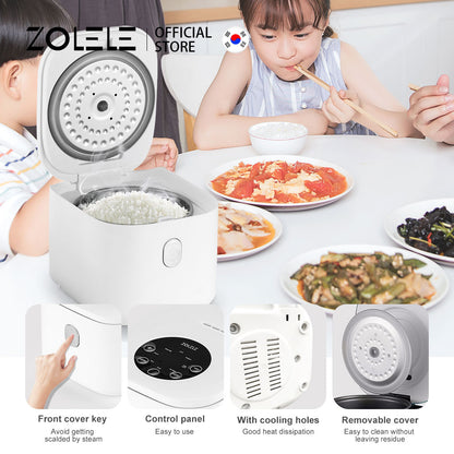 Zolele ZB002 Multifunctional 2.5L Smart Rice Cooker - White