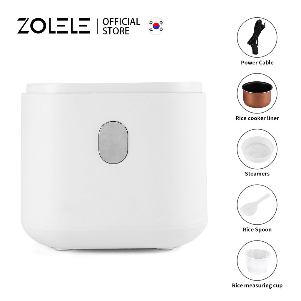 Zolele ZB002 Multifunctional 2.5L Smart Rice Cooker - White