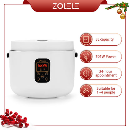 Zolele ZB003 Electric Multifunctional Rice Cooker - White