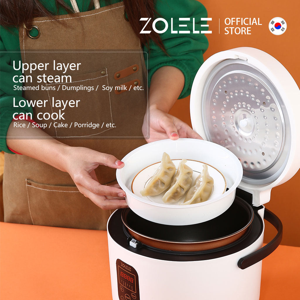 Zolele ZB003 Electric Multifunctional Rice Cooker - White