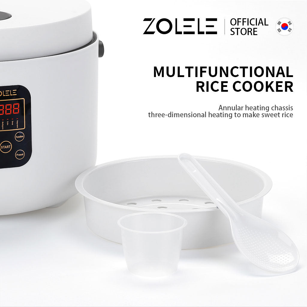 Zolele ZB003 Electric Multifunctional Rice Cooker - White