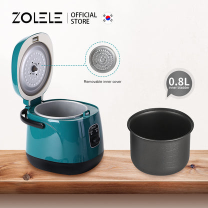 Zolele ZB004 Small Rice Cooker 1.2L Capacity - Green