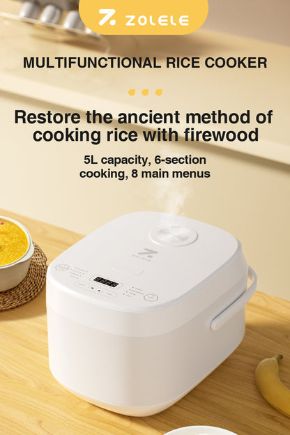 زوليلي جهاز طهي الأرز الذكي سعة 5 لتر ZB600 - أسود