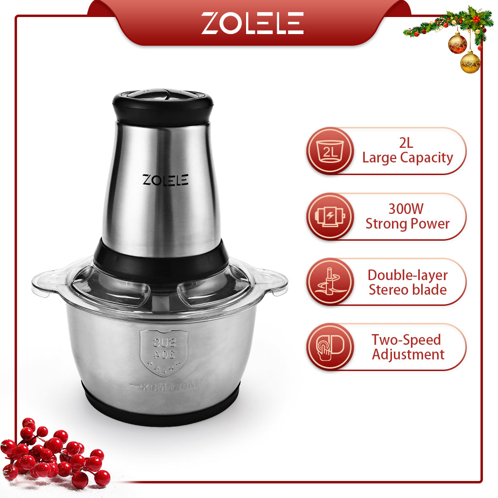 Zolele ZD002 Meat Grinder 300W Motor - Black