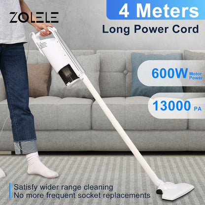 Zolele ZE002 Dust Absorber Home Vacuum Cleaner - White