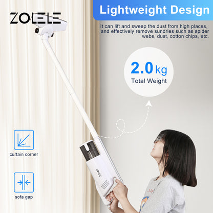 Zolele ZE002 Dust Absorber Home Vacuum Cleaner - White