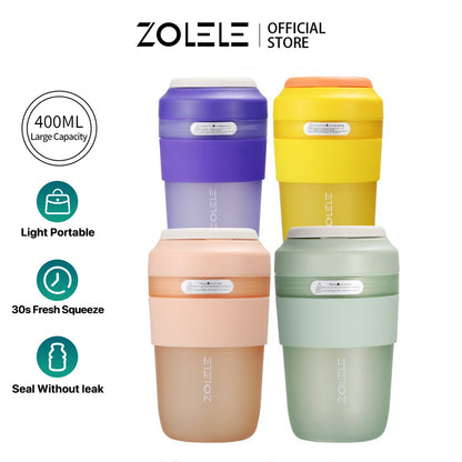 Zolele Zi102 Portable Mini Juicer Blender 400ml - Green