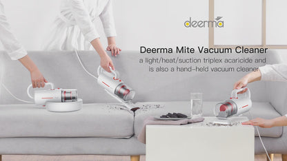 Deerma CM1300 2-in-1 Handheld Lightweight UV Vacuum Cleaner - White