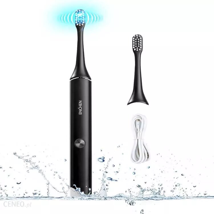 Enchen Aurora T+ Sonic Electric Smart Toothbrush - Black