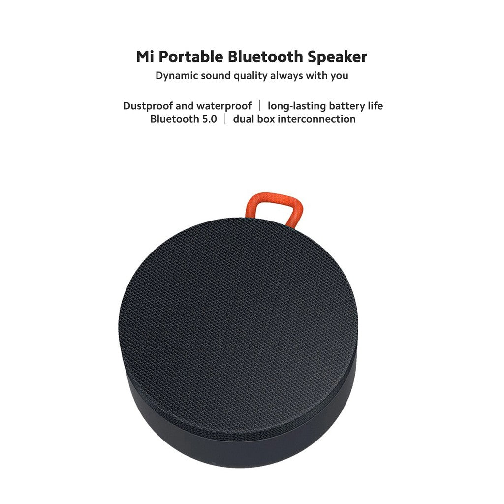 Xiaomi Mi Portable Bluetooth Speaker Dual Audio Stereo - Gray