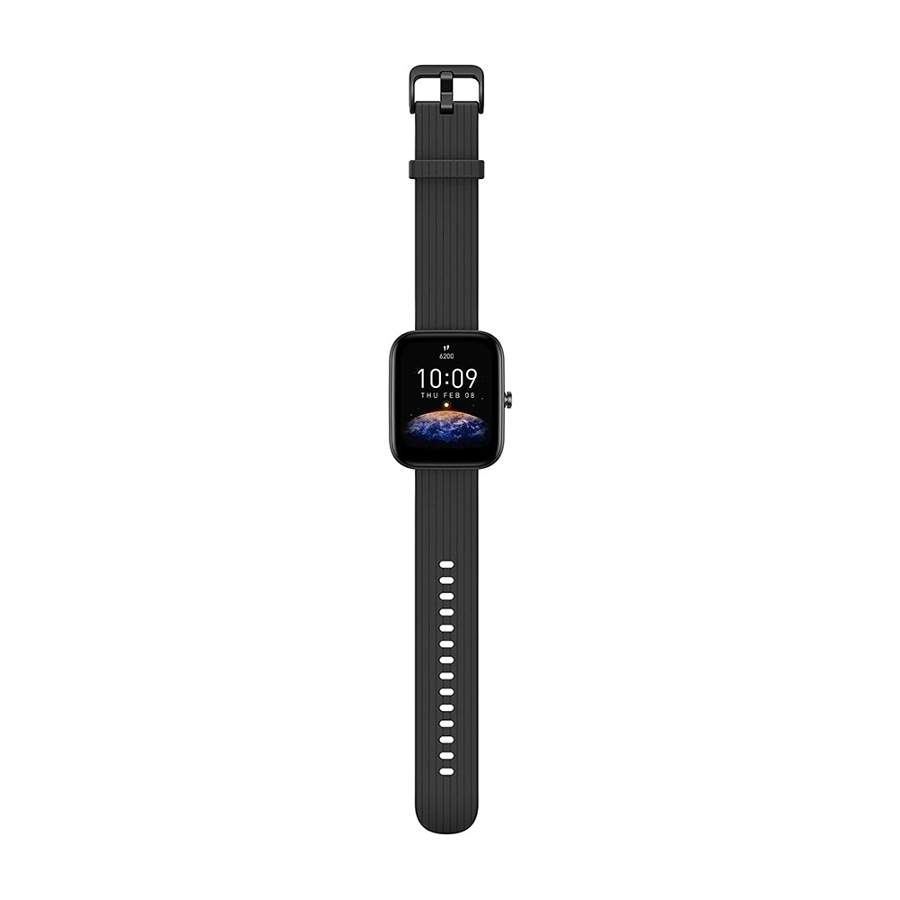 ساعة Amazfit BIP 3 Pro Sport الذكية بشاشة عرض ملونة 1.69 - أسود