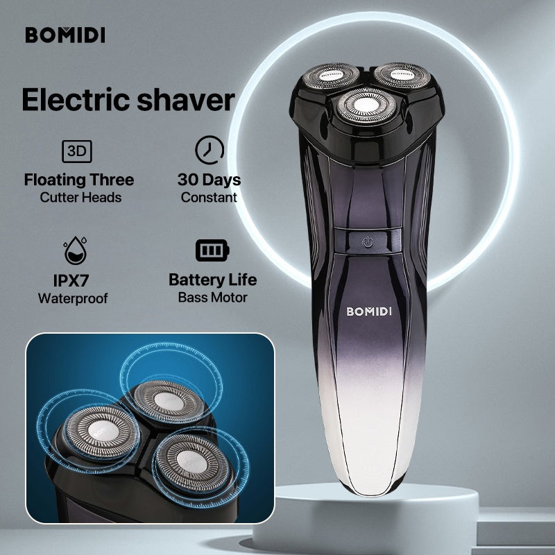 Bomidi M5 Electric Shaver Wireless Electric Razor Beard Trimmer Wet - Black