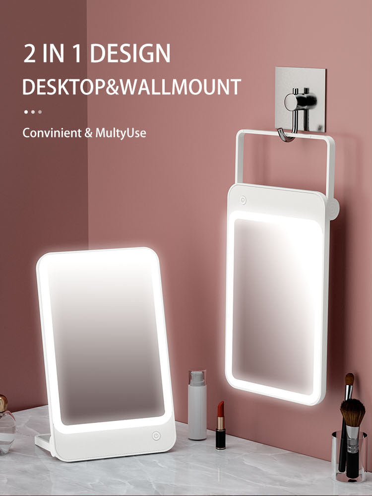 Bomidi R1 Make Up Mirror LED Light Mirror 3 Brightness Level - White