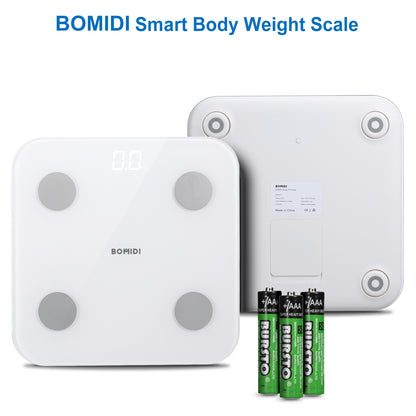 Bomidi S1 Smart Digital Weight Scale LED Display  - White