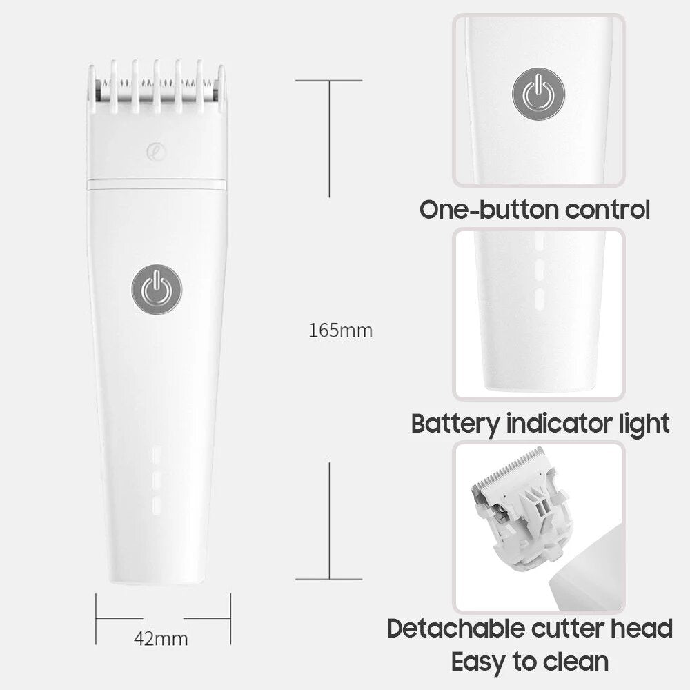 ماكينة الحلاقة الكهربائية Enchen Boost 2 ماكينة قص الشعر اللاسلكية بشفرة نانو سيراميك - أبيض