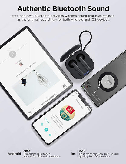 1More EO005 Omthing Airfree Pods سماعات أذن لاسلكية - أسود