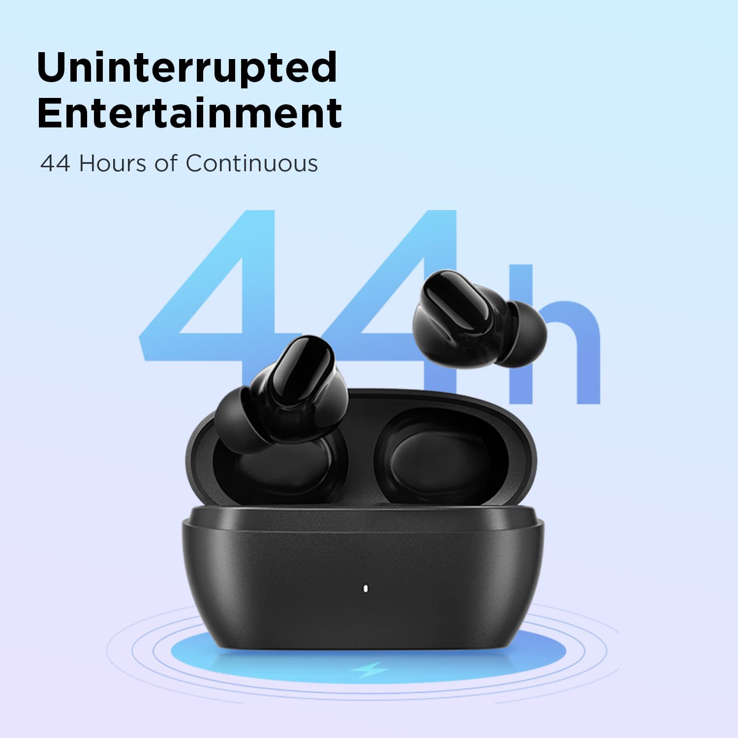 1More EO009 Omthing Airfree Buds True Wireless Earbuds - Black