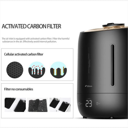 Deerma F600S Ultrasonic Humidifier Aromatherapy Oil Diffuser - Black