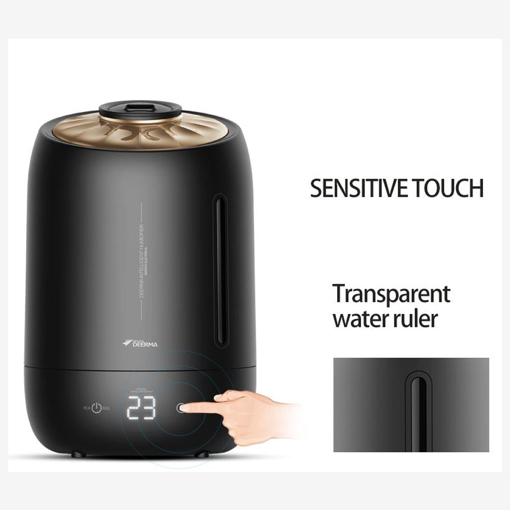 Deerma F600S Ultrasonic Humidifier Aromatherapy Oil Diffuser - Black