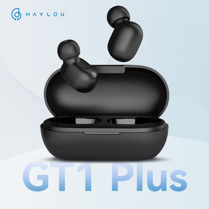 سماعات أذن بلوتوث لاسلكية Haylou GT1 Plus True - أسود