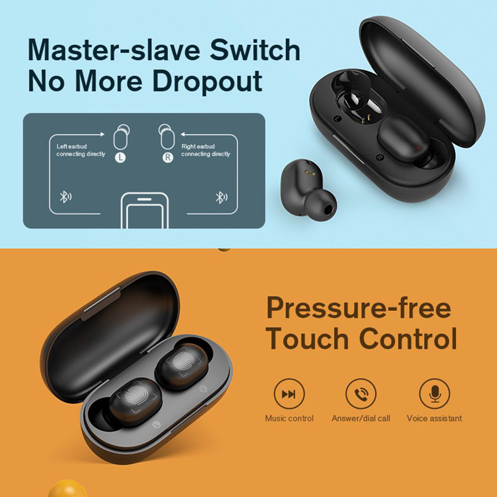 Haylou GT1 Plus True Wireless Earbuds Bluetooth Earphone - Black