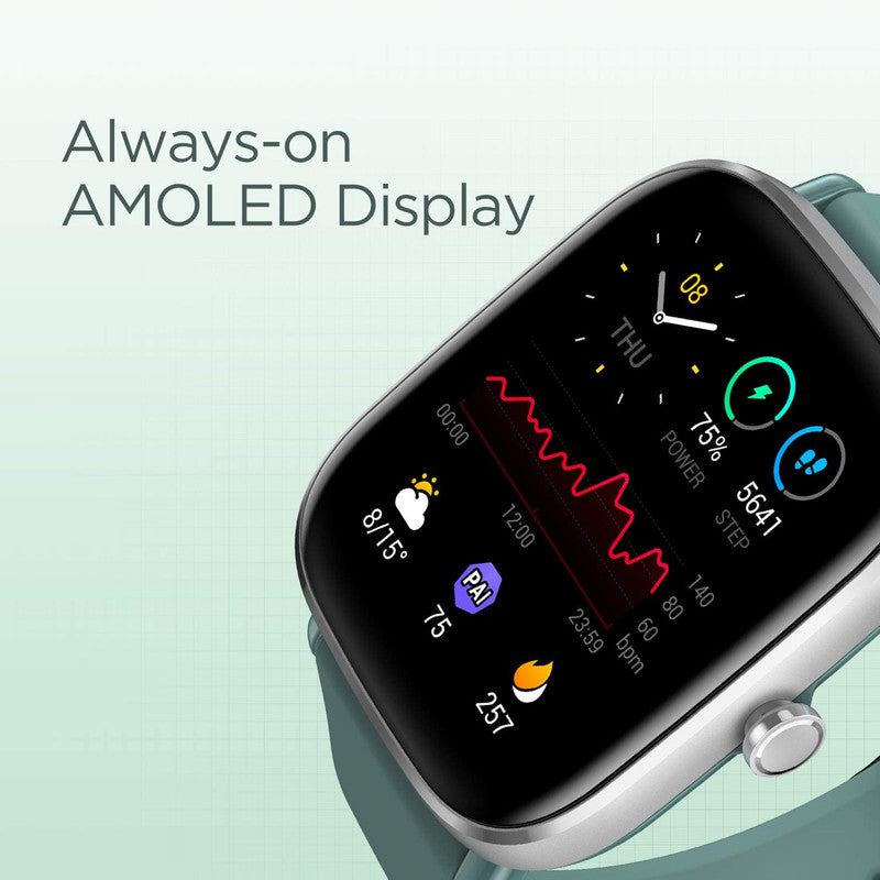 Amazfit GTS 2 Mini Smart Watch 1.55 AMOLED Display - Green