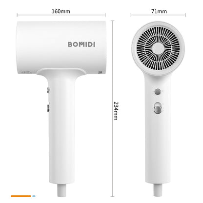 Bomidi HD1 Hair Dryer Negative Ion Hair Blower - White