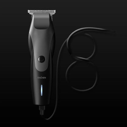 Enchen Humming Bird Electric Hair Clipper T-Shaped Cutter - Black