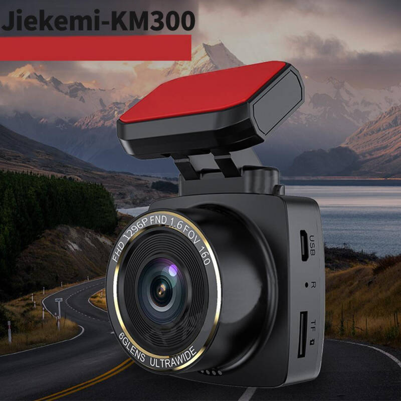 Jiekemi KM300 Smart Car Camera 140 Degree - Black