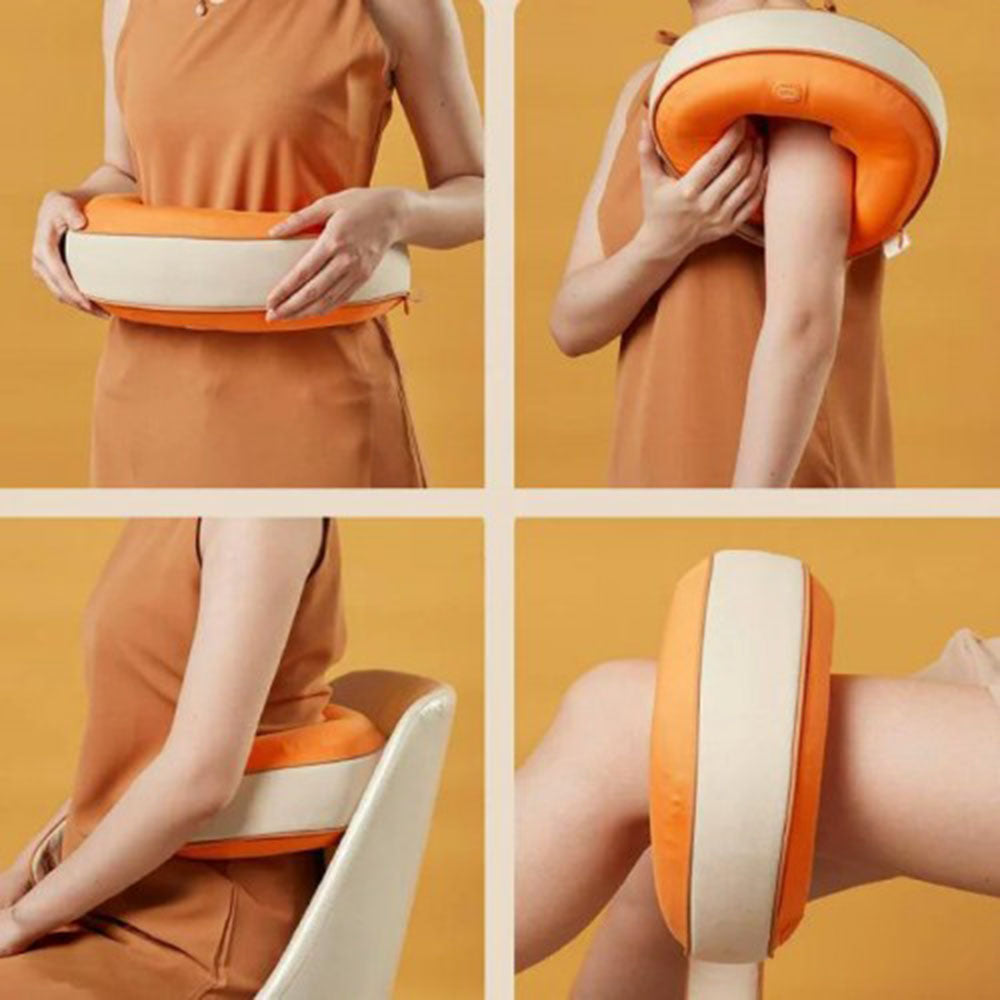 PGG M1 Smart Cervical Spine Massager Device Multi-Function Neck Pillow Massager - Pink