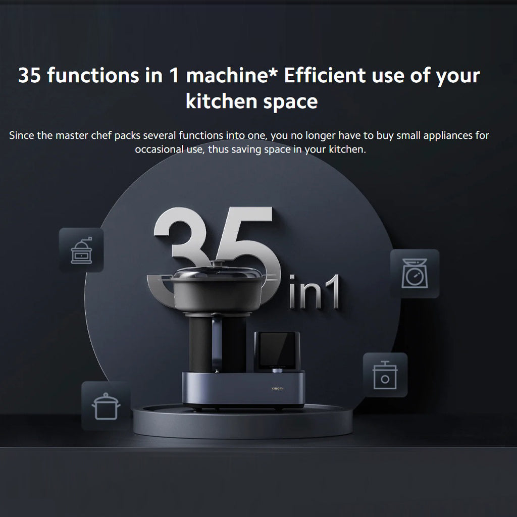 Xiaomi MCC01M Smart Cooking Robot - Black