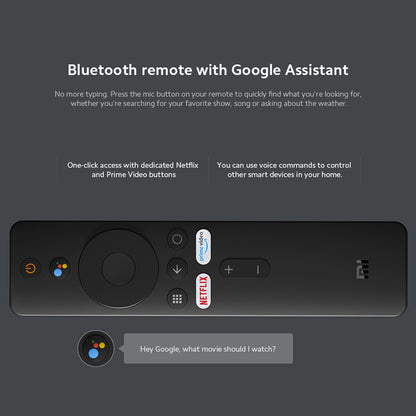 Xiaomi MI TV Stick Portable Android TV With Remote Control - Black