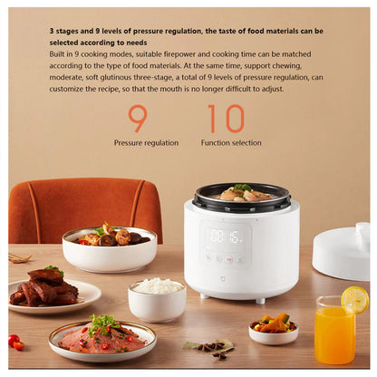 Xiaomi Mijia Smart Electric Pressure Cooker 2.5L - White