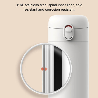 Pinlo PL-C530W1A Portable Stainless Thermos Vacuum Flask - White
