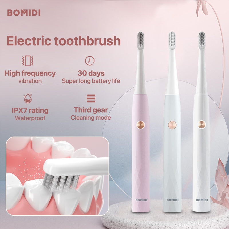 Bomidi T501 Sonic Electric Toothbrush - Grey