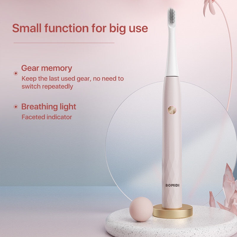 Bomidi T501 Sonic Electric Toothbrush - Grey