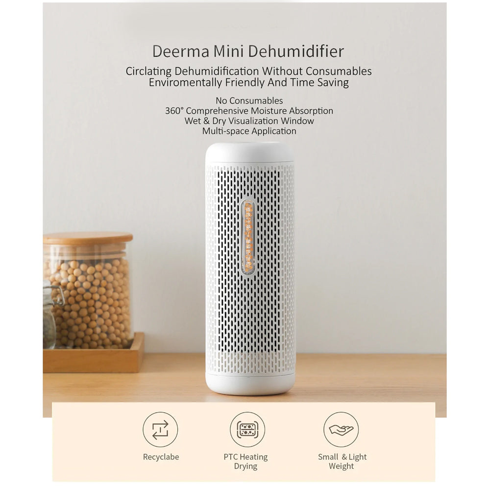 Deerma CS90M Mini Dehumidifier - White