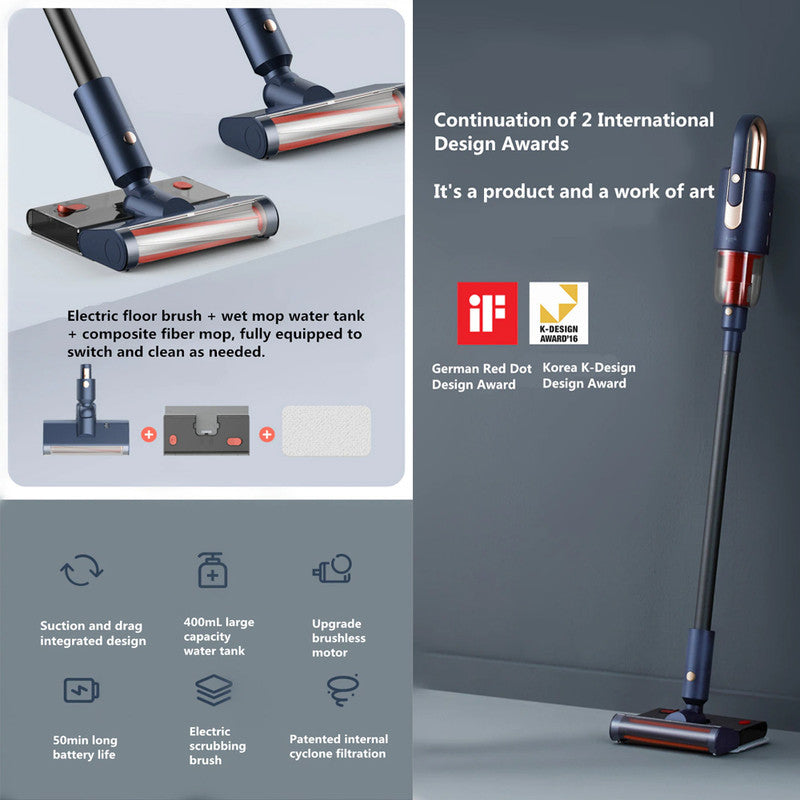 Deerma VC20 Pro Cordless Stick Handheld Vacuum Cleaner - Blue