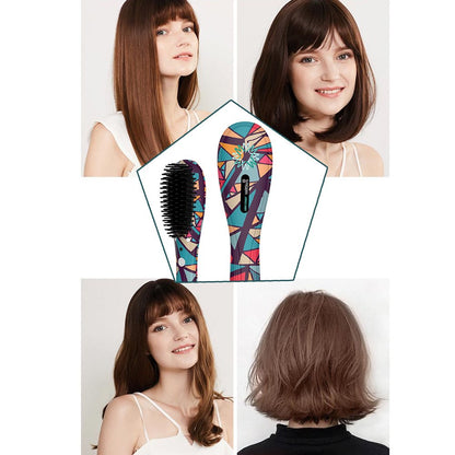 Wellskin WX-ZF105 3in1 Electric Multi-Function Hair Straightening Comb - Multi Color