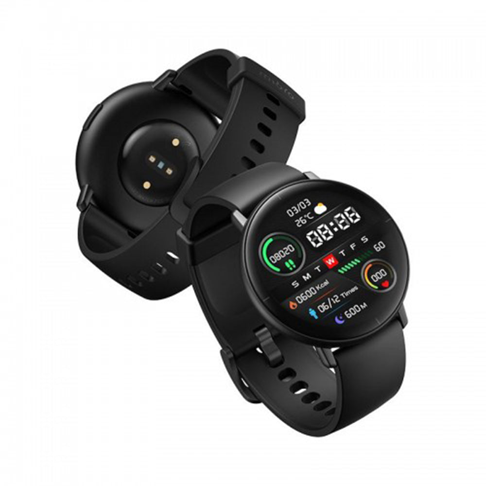 ساعة ذكية Mibro Lite XPAW004 بشاشة AMOLED مقاس 1.3 بوصة - أسود