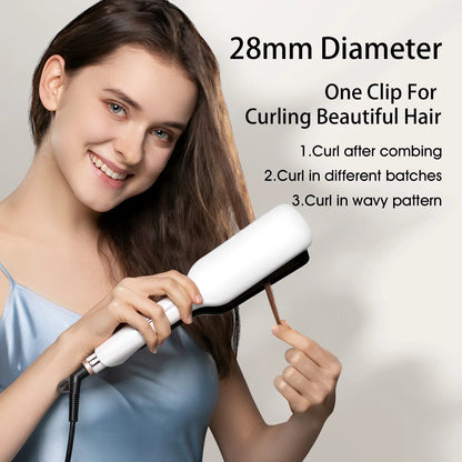 Enchen Enroller Pro Electric Hair Curler With Anti-Scald Protection - White