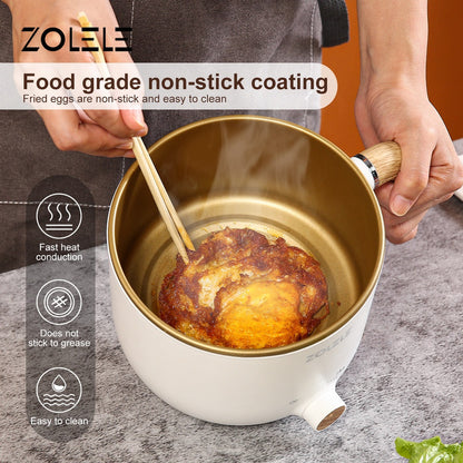 Zolele ZC302 طباخ أرز كهربائي متعدد الوظائف - أبيض
