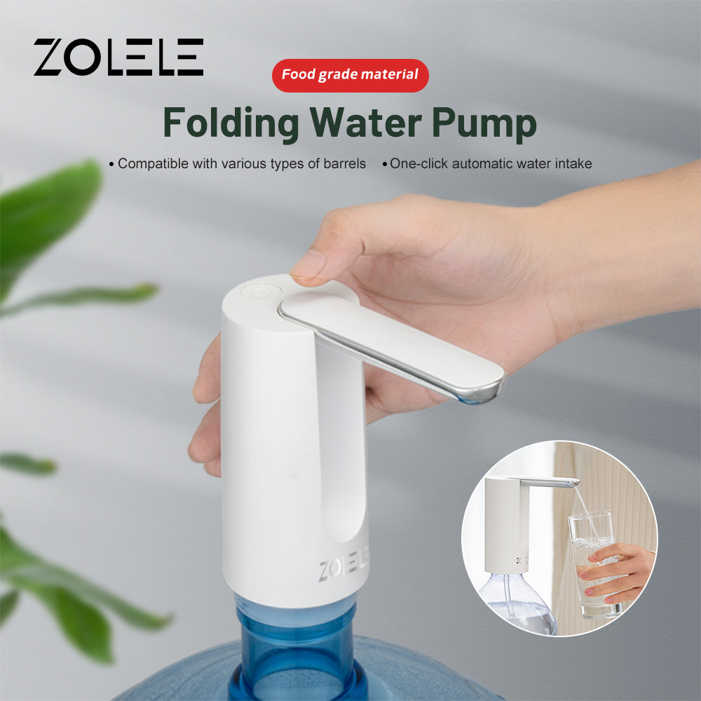 Zolele ZL100 Automatic Folding Water Pump - White