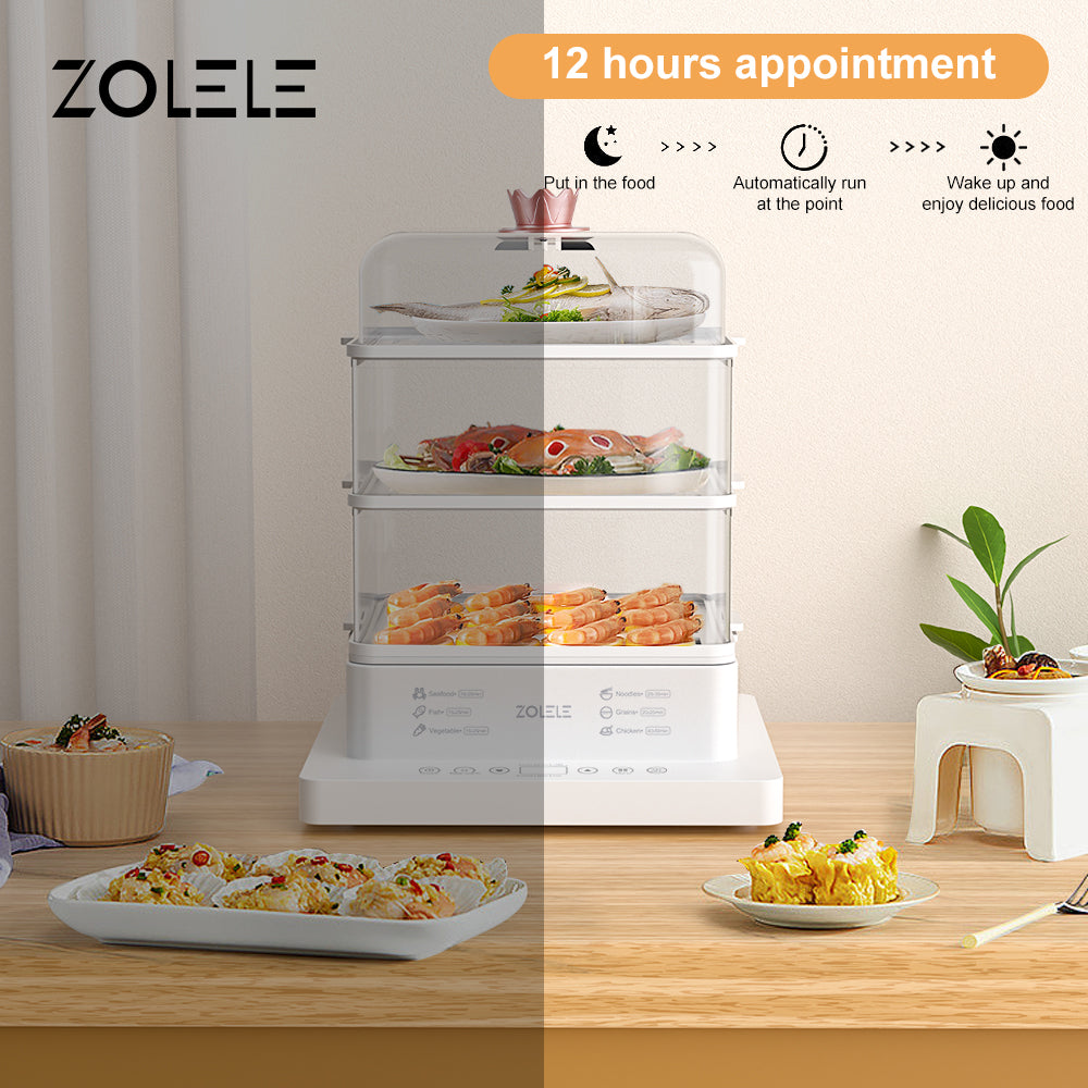 Zolele ZM100 Electric Steamer With 24L - White