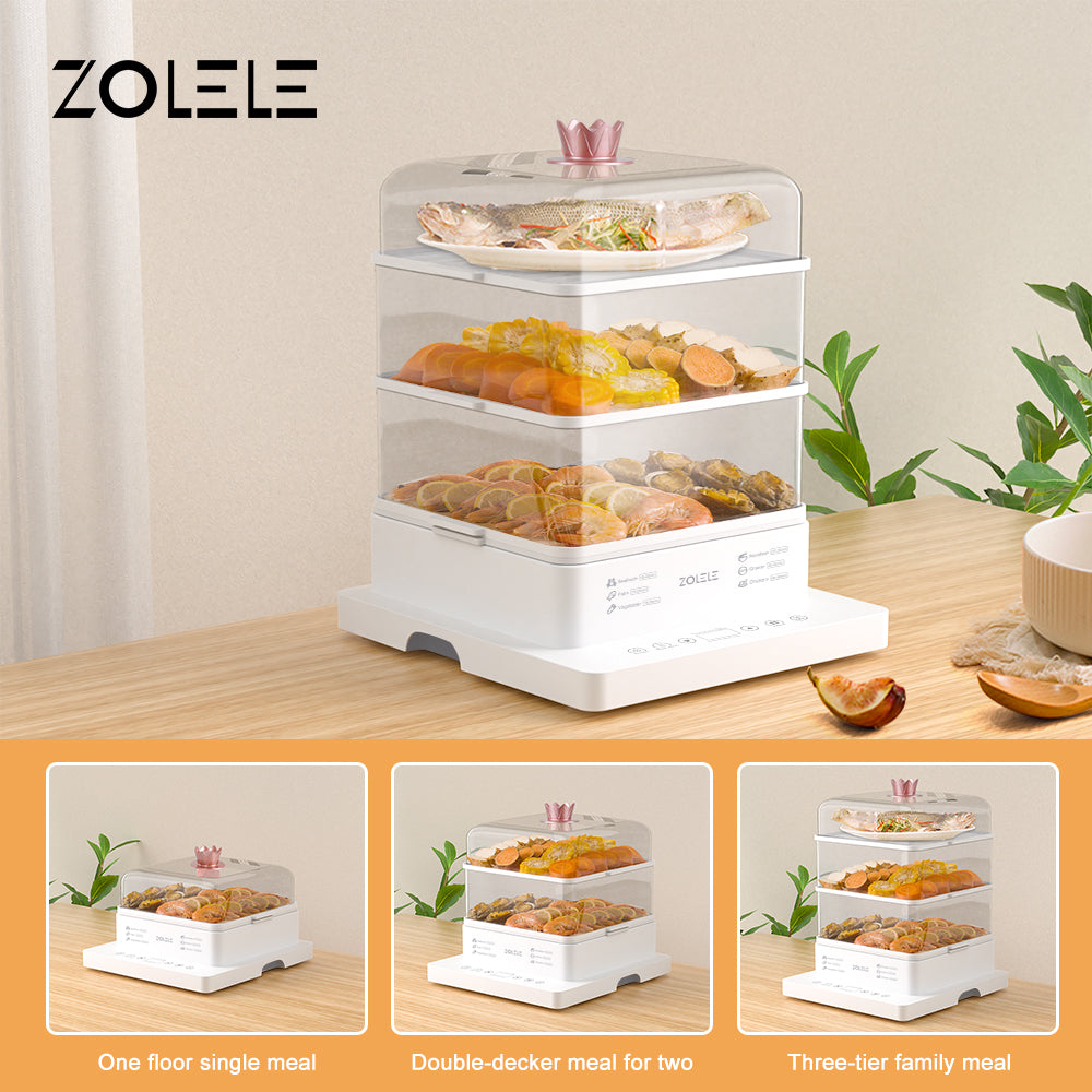 Zolele ZM100 Electric Steamer With 24L - White