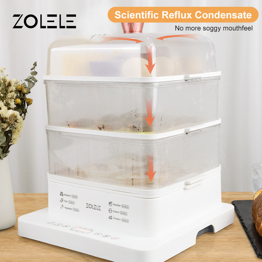 Zolele ZM100 Electric Steamer With 24L - White