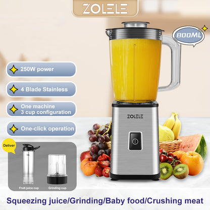 Zolele Zi101 Electric Juicer Multifunctional 800ml - Silver