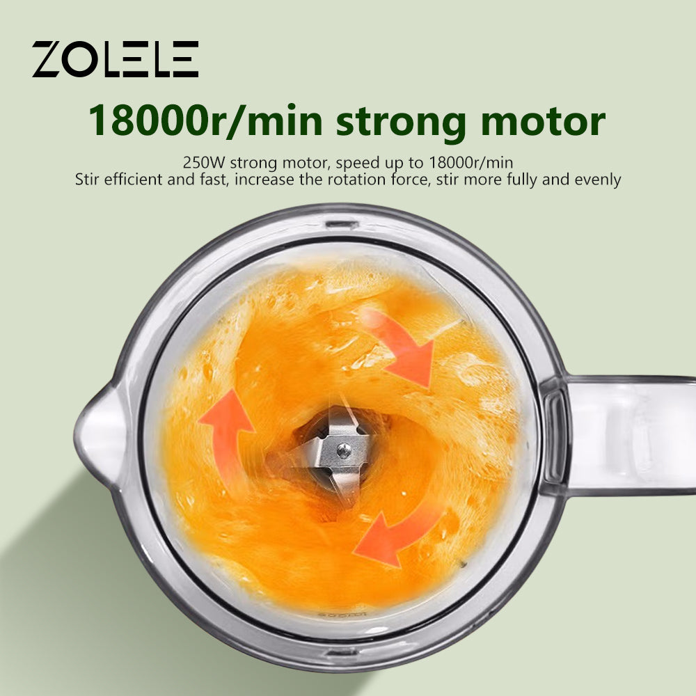 Zolele Zi101 Electric Juicer Multifunctional 800ml - Silver